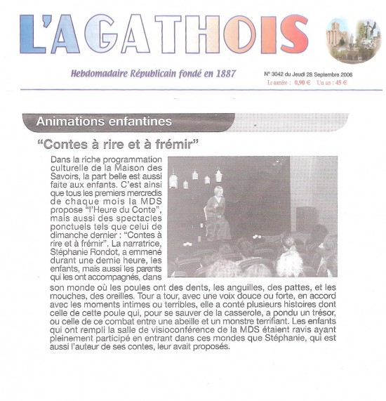 L’agathois – 28.09.2006